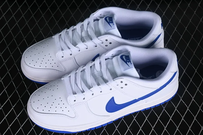 All categories Nk SB Dunk series Nk SB Dunk Low low-top sneakers K version Nk Dunk Low white blue SB low-top sports and leisure sneakers DV0831-104